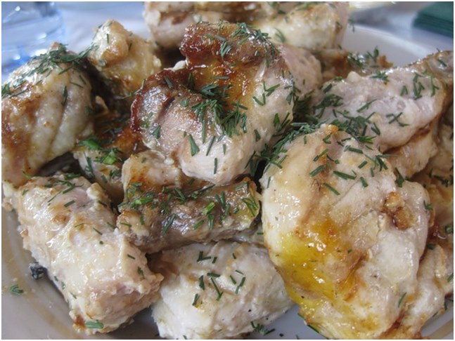 gebratener Fisch