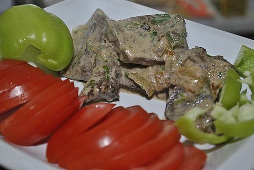 Schritt-für-Schritt-Rezept für Schweineleber