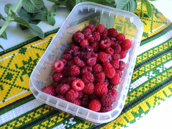 Wie man Himbeeren einfriert