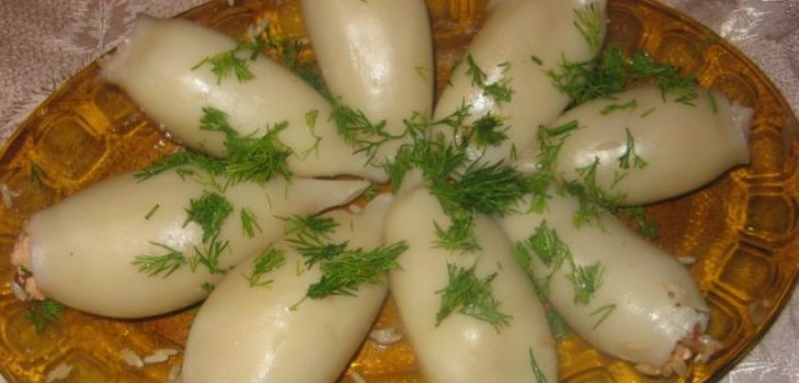 Gefüllter Tintenfisch