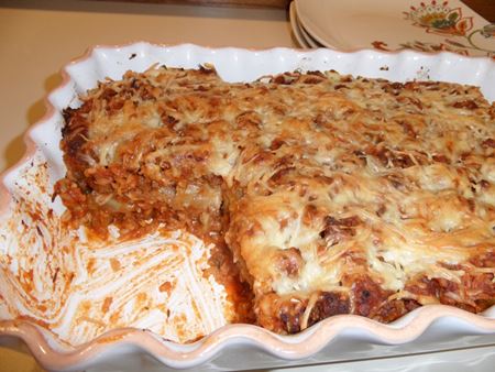 Kohlauflauf mit Hackfleisch