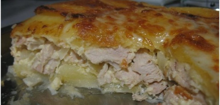 Kartoffeln mit Fleisch