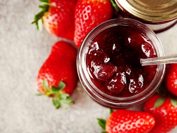 Köstliche dicke Erdbeermarmelade, Rezepte für den Winter