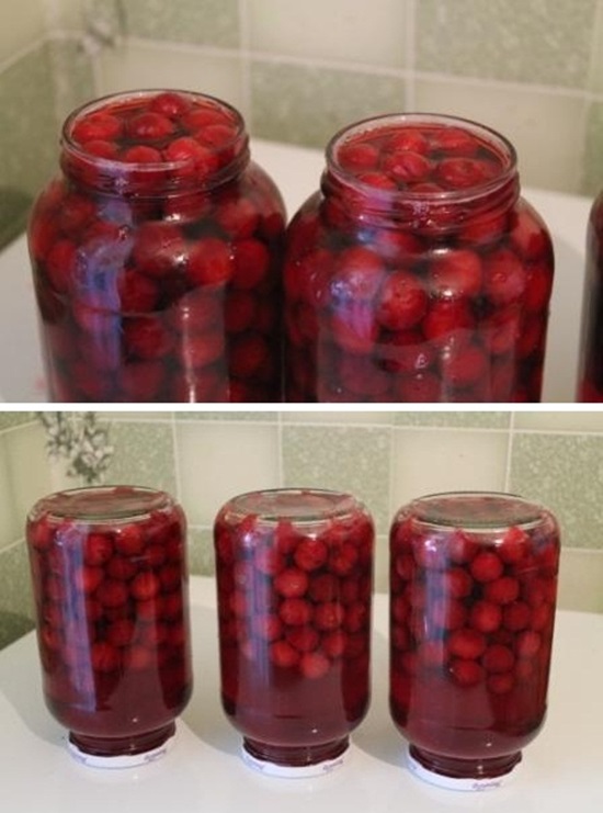 Duftkompott aus Kirsche für den Winter - Rezept