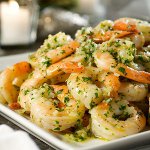 Garnelen in Knoblauchsauce