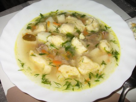 Suppe mit Knödel Rezept Video