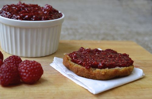 Himbeermarmelade mit Melone