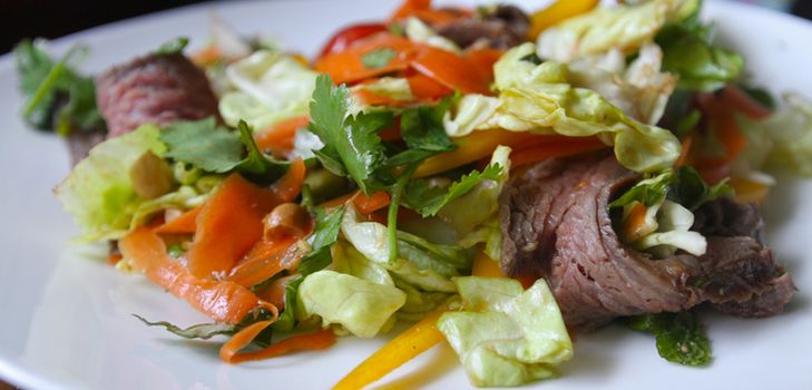 Fleisch auf Thai