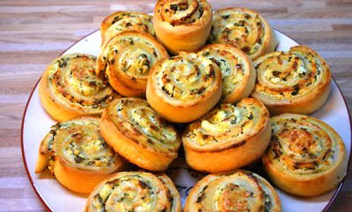 Knoblauch Rollen