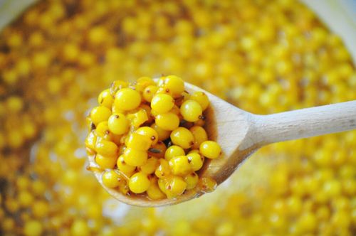 Pasteurisierte Marmelade aus Sanddorn