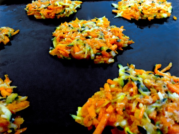 Leckere Pfannkuchen aus Zucchini auf schnelle Rezepte