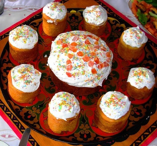 Wie man einen Osternkuchen zu Hause, ein Rezept mit einem Foto backt