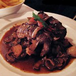 Leber mit Kirschsauce