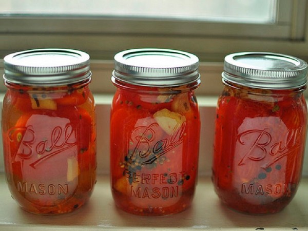 Tomaten im eigenen Saft für den Winter, Rezepte mit Fotos