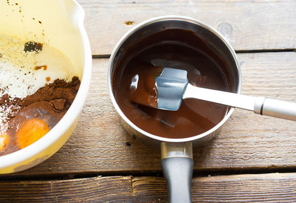 Ein einfaches Rezept: Brownie, die im Mund schmilzt