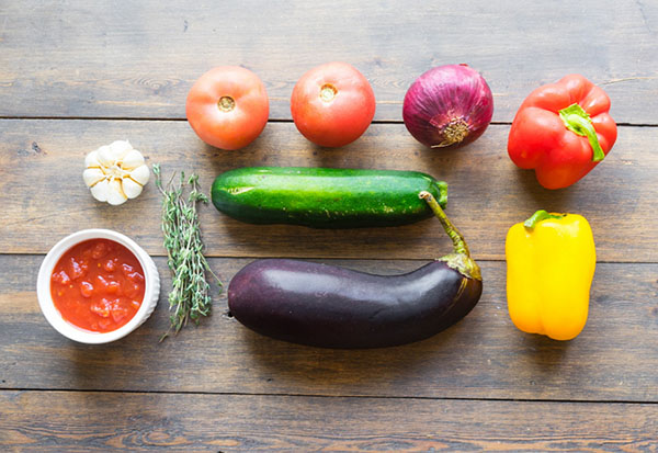 Ein einfaches Rezept: Ratatouille in pikanter Sauce