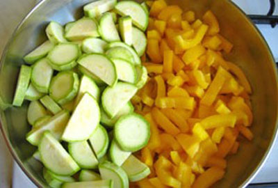 Eintopf von Zucchini - lecker, nützlich, günstig