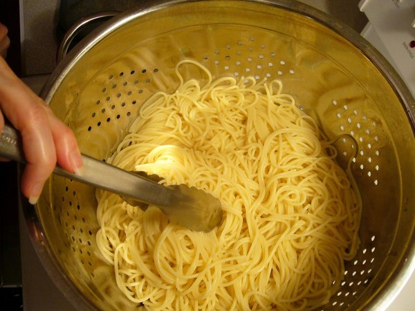 Pasta mit Schweinefleisch