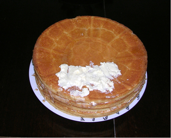 Kuchen für saure Sahne