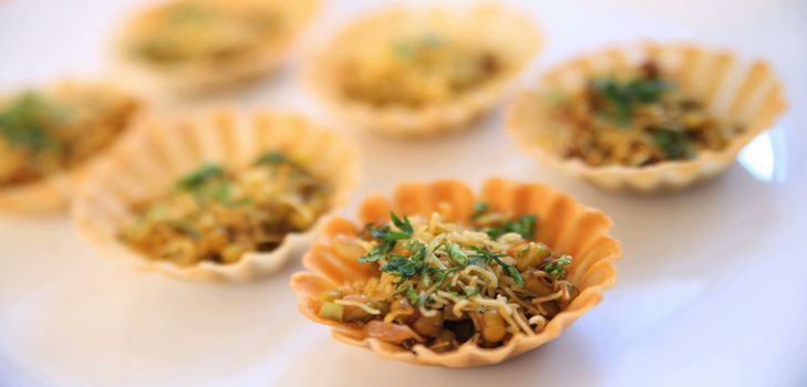 Rezepte von Canapés für das neue Jahr