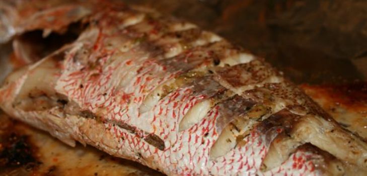 gebackener Fisch