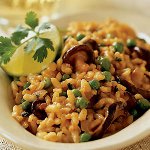 Risotto aus Schweinefleisch