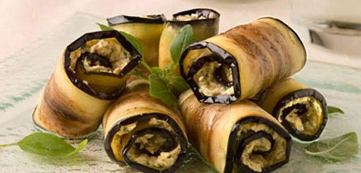 Auberginenröllchen: Rezepte