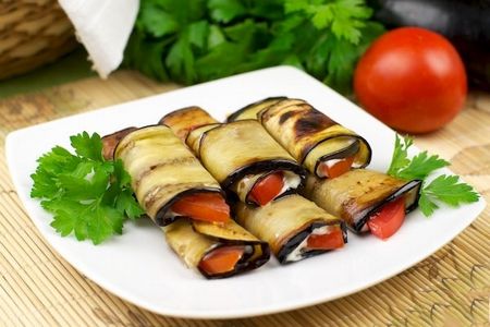 Auberginenröllchen: Rezepte