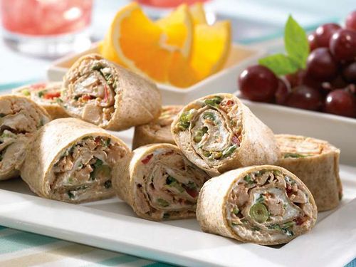 Köstlicher und schneller Snack - Lavash-Brötchen mit Fisch