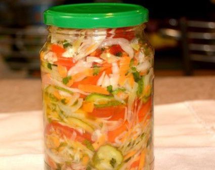 Kohlsalat für den Winter "Fergana"