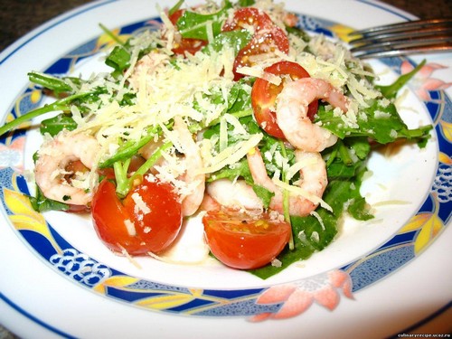 Garnelensalat mit Tomaten