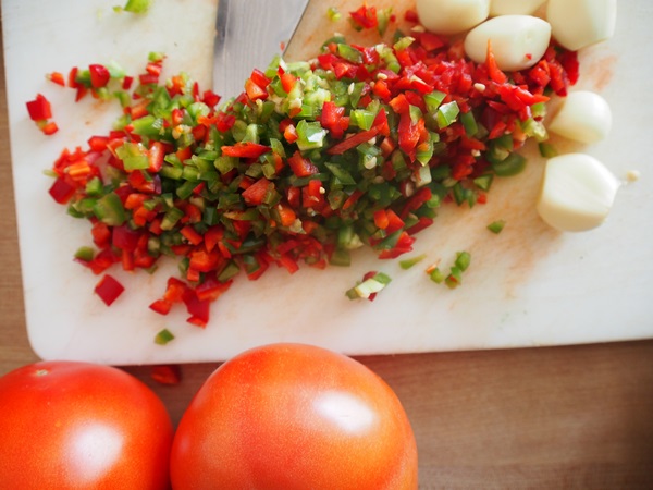 Tomatensalat für den Winter