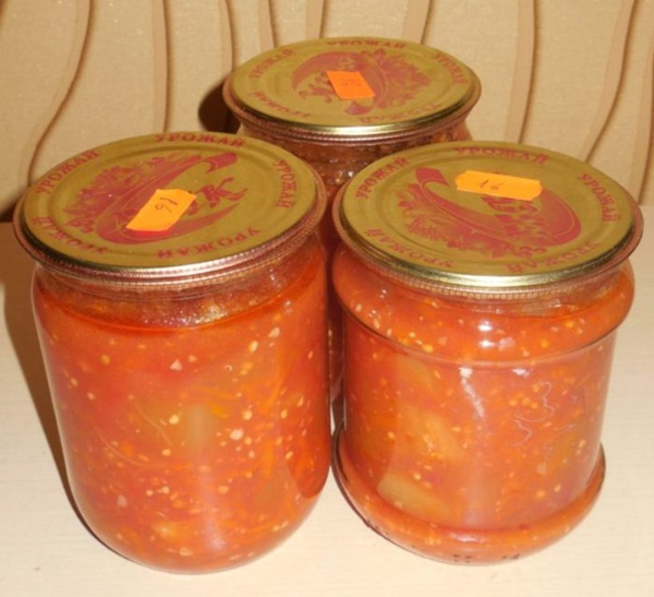 Tomatensalat für den Winter