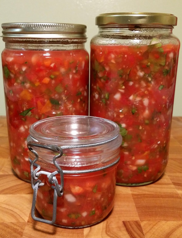 Tomatensalat für den Winter