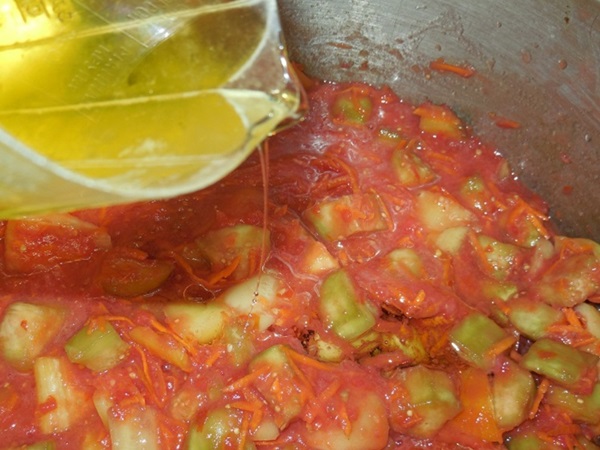 Tomatensalat für den Winter