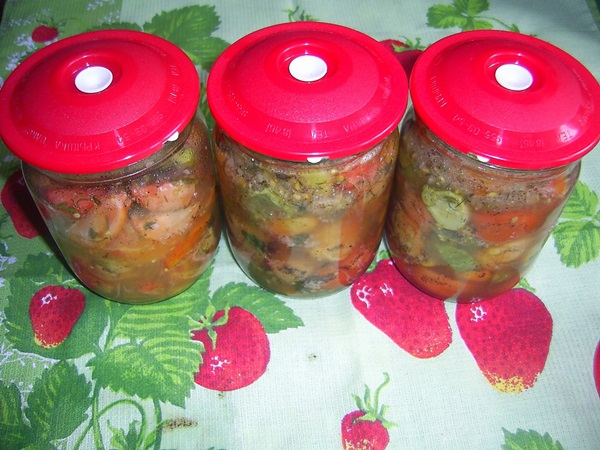 Tomatensalat für den Winter