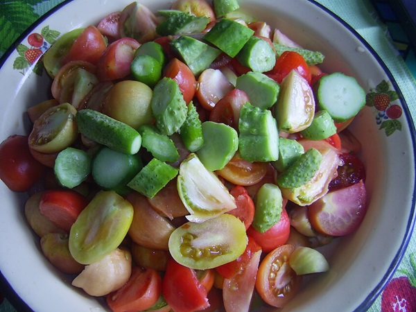 Tomatensalat für den Winter