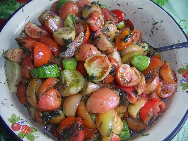 Tomatensalat für den Winter