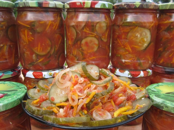 Tomatensalat für den Winter