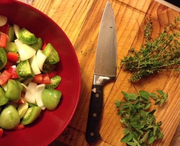 Tomatensalat für den Winter