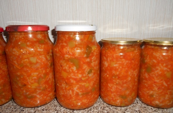 Tomatensalat für den Winter