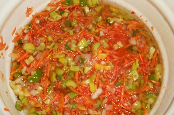 Tomatensalat für den Winter