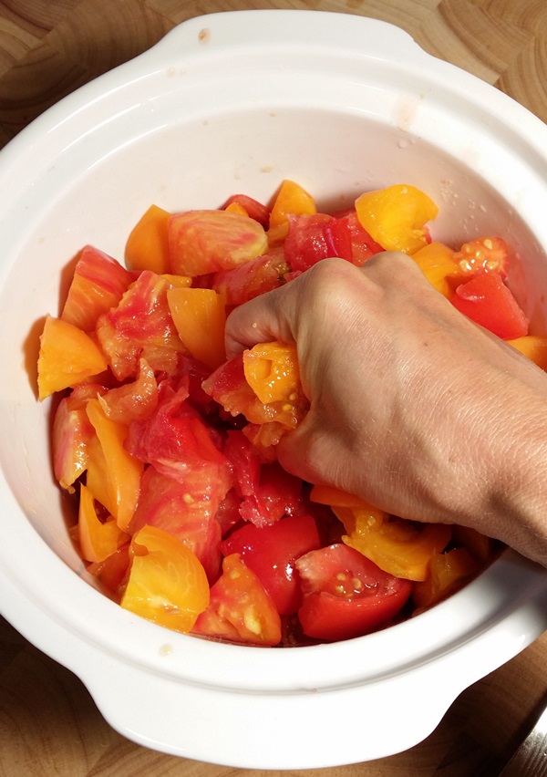 Tomatensalat für den Winter