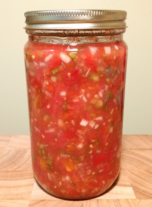 Tomatensalat für den Winter