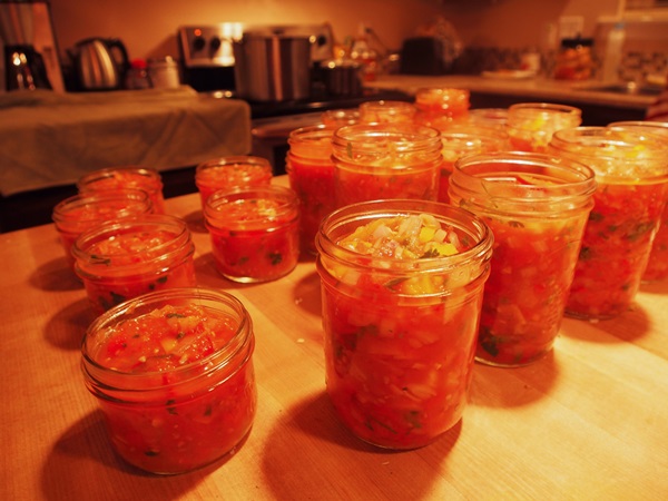 Tomatensalat für den Winter