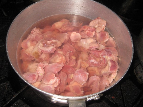 Salat aus Hühnchenmägen