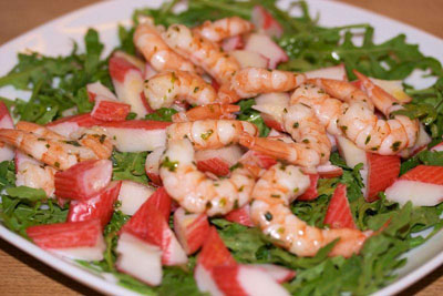 Salat mit Rucola: Originalrezepte