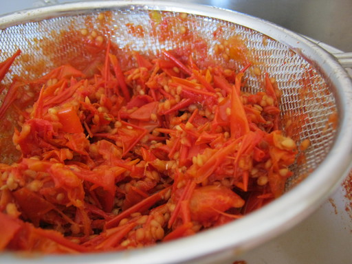 Tomatensaft für den Winter
