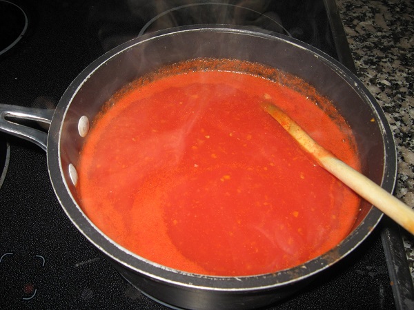 Tomatensaft für den Winter