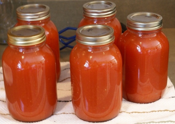 Tomatensaft für den Winter